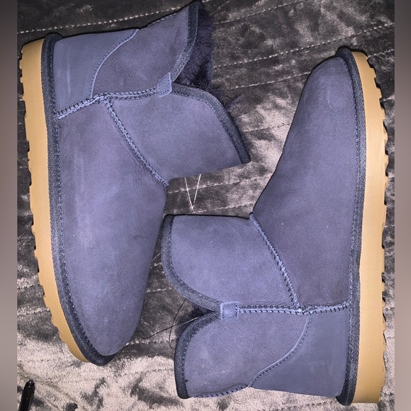 WOOL SHEARLING SHORT BOOTS - Picture 1 of 5